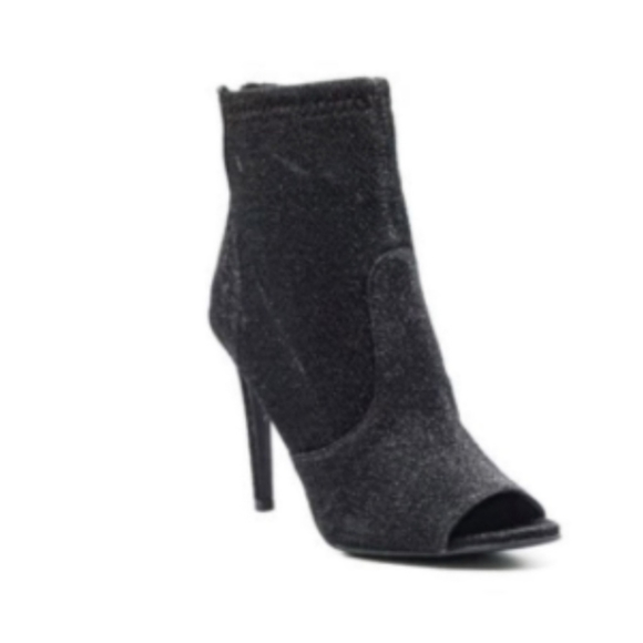 GUESS OPEN TOE SPARKLY BOOTS 6 - Picture 6 of 6